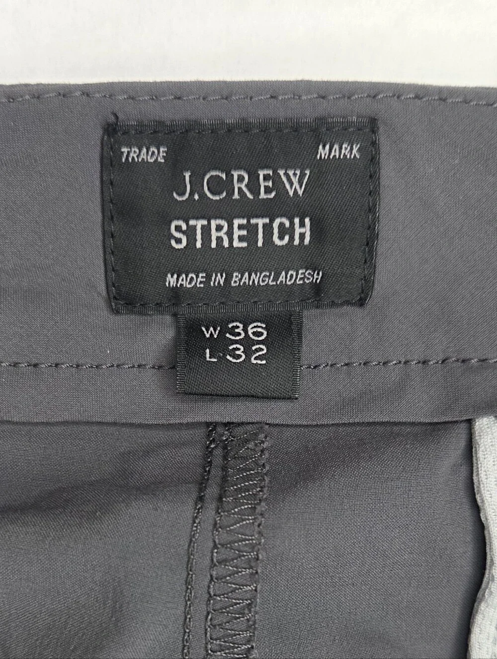 J. Crew 484 Slim Fit Tech Pants Size 36x32 Lot Of 2 Beige/Gray Golf Outdoor